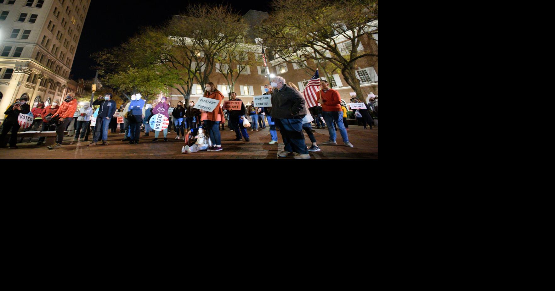 'Count every vote' hundreds rally in Lancaster city for all mailin