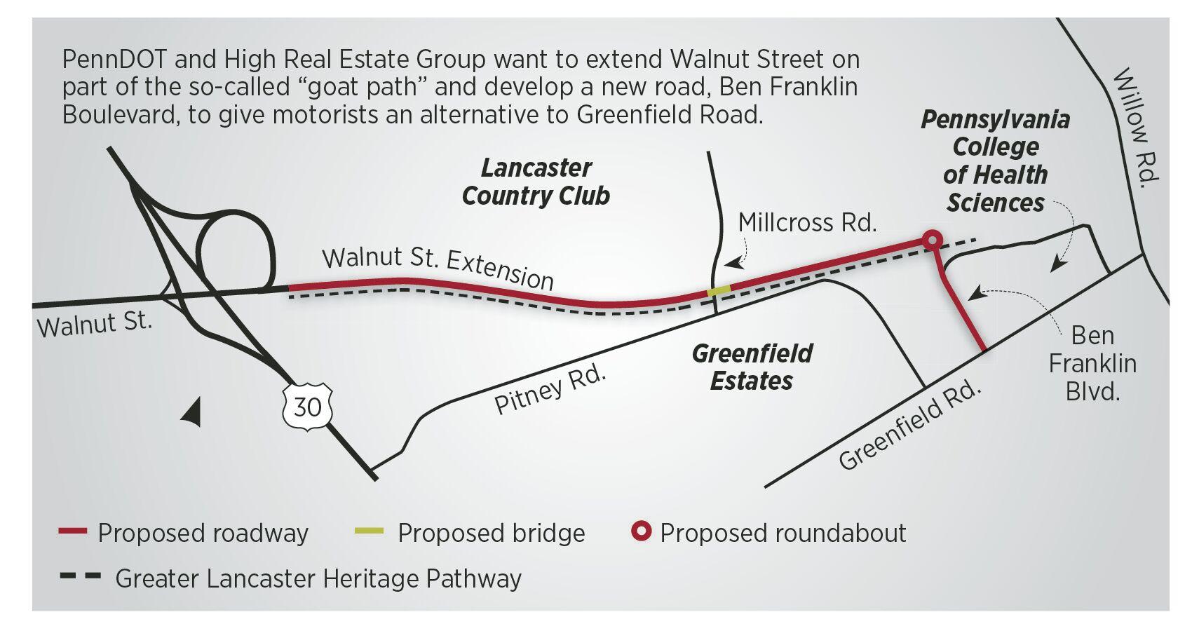 Work on $22M Walnut Street extension project that includes section of ...