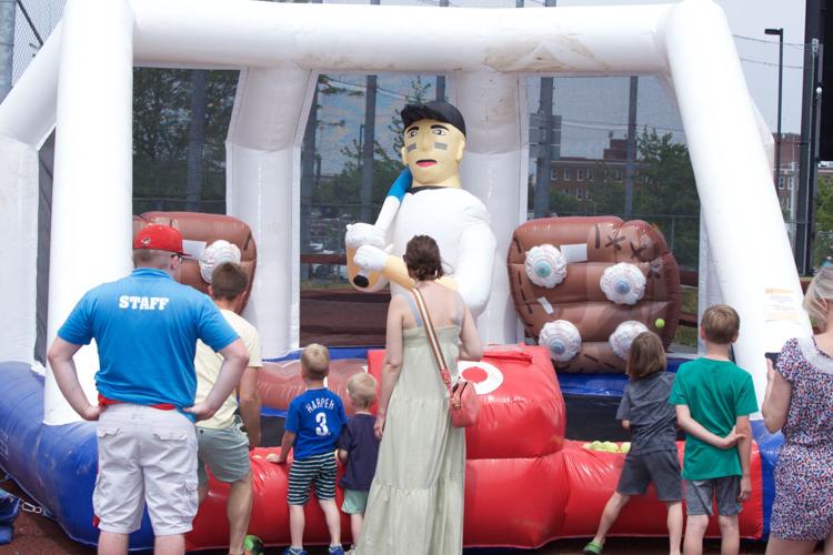 Barnstormers play York Revs for spring training, Fan Fest [photos