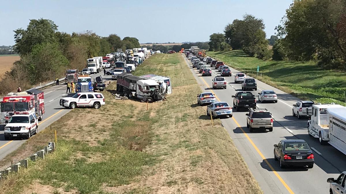 Driver crossed over median, causing Route 283 crash, police say [video
