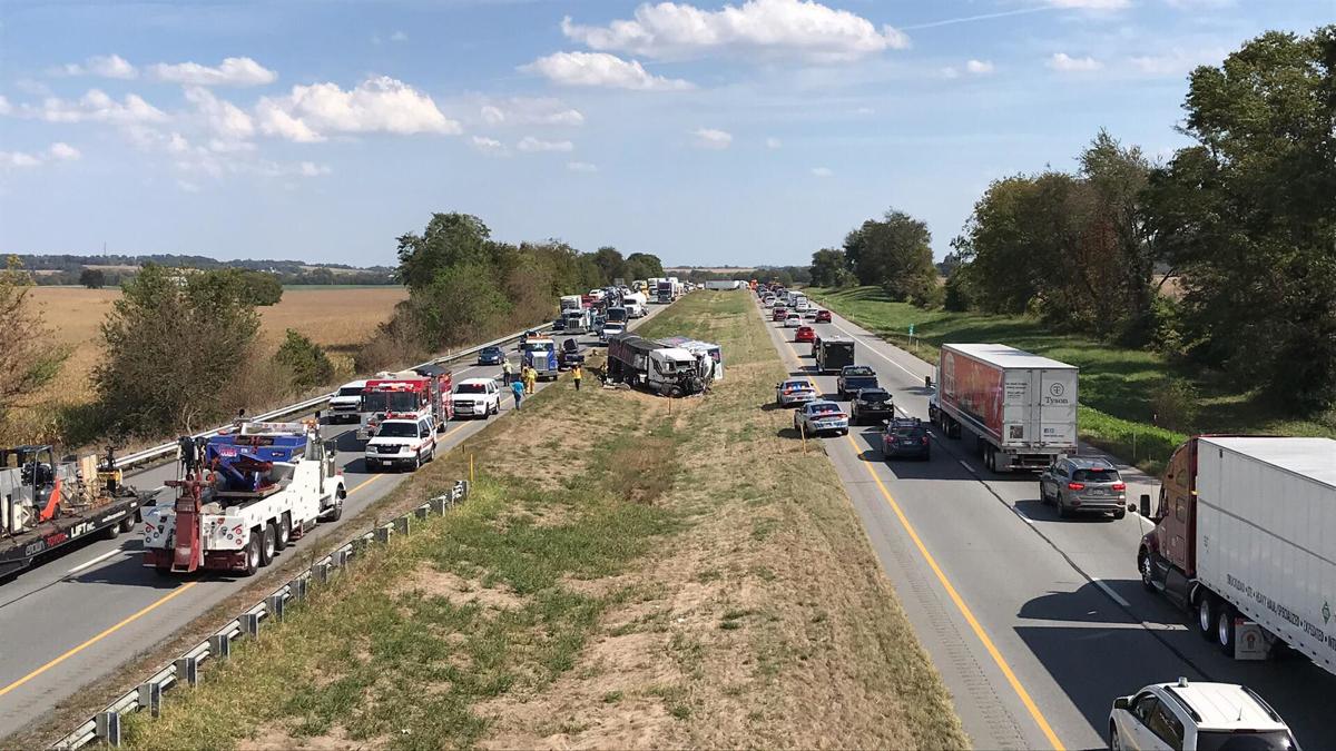 Driver crossed over median, causing Route 283 crash, police say [video
