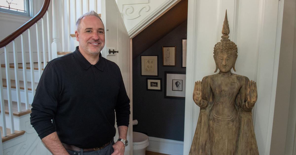 David Pyott Home Check out this hidden gem beneath the stairs in David Lyall's newly ...