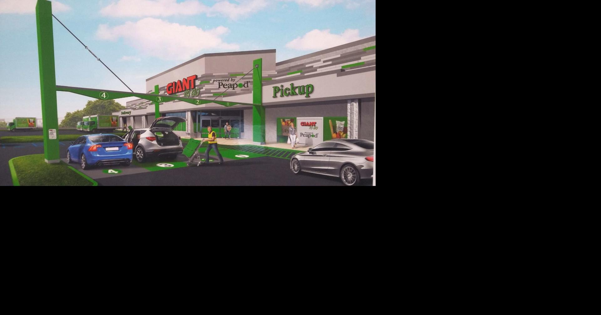 Former Giant on Reservoir Street to a Peapod hub, creating about