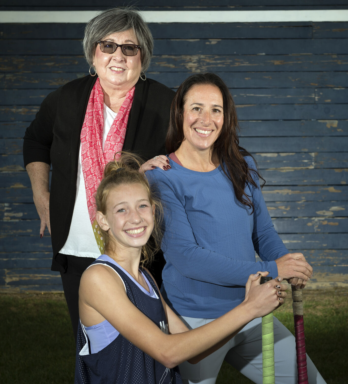 Three-generation field hockey women