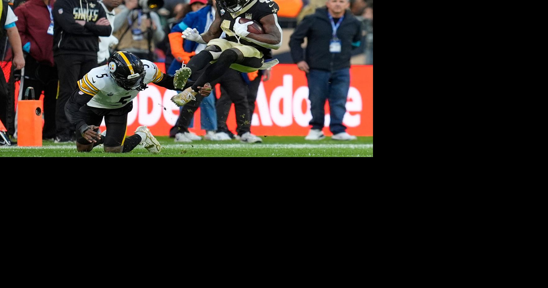 Saints no capitalizan su semana en París y pierden 16-10 ante Steelers