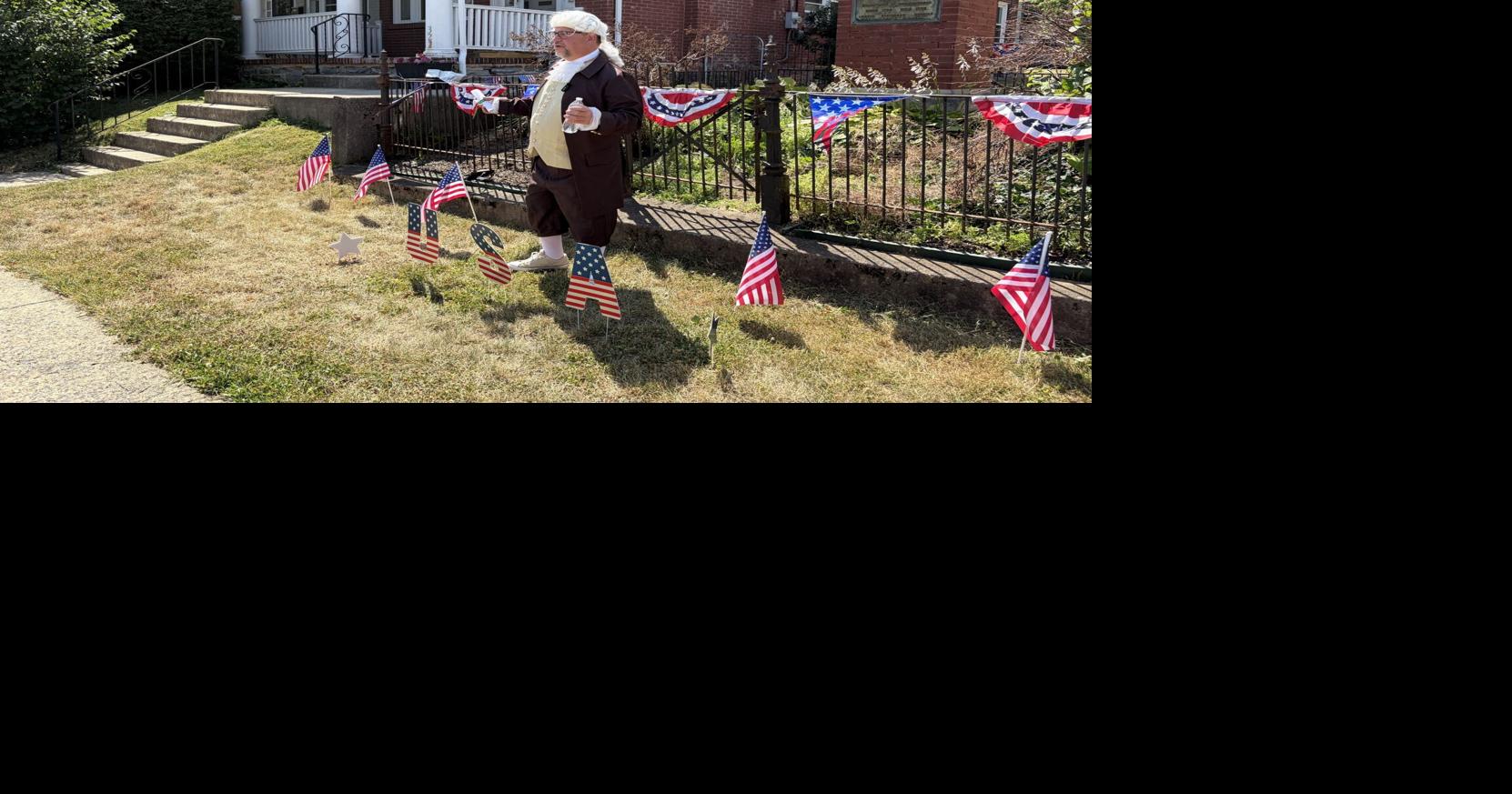 Lancaster residents gather by George Ross Monument for reading of Declaration of Independence [video]