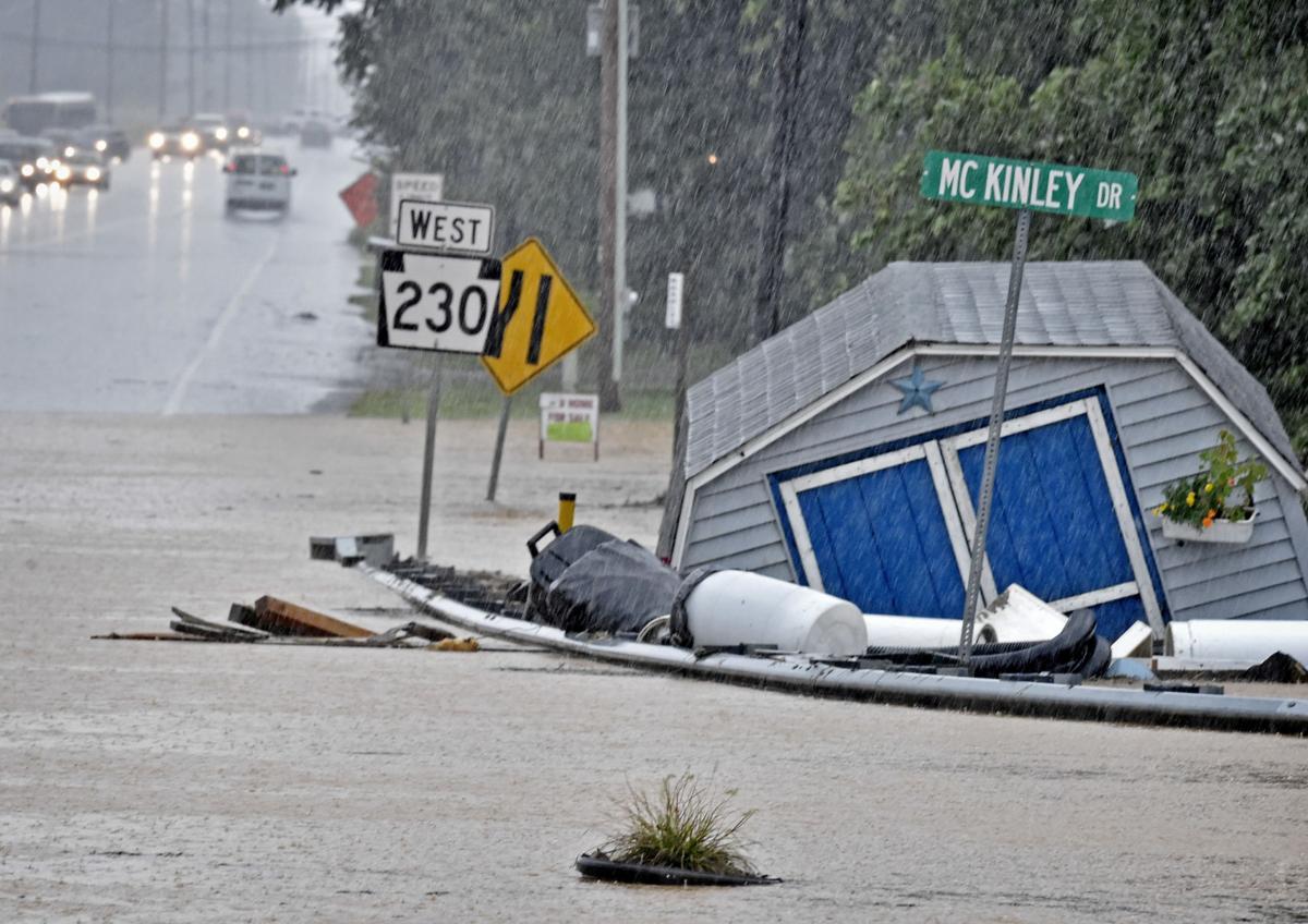 Did bulldozed detention basin on pipeline path cause Mount Joy mobile