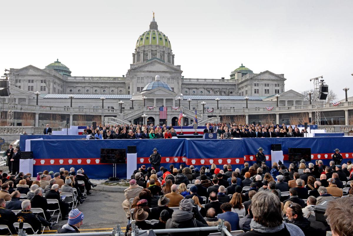 Inauguration 2019 Wolf Is Sworn In As Pa Governor Former Braddock Mayor Fetterman Becomes Lieutenant Photos News Lancasteronline Com