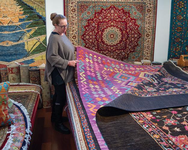 Jane Cook Rug Maker The art and durability of hand-knotted wool rugs | | lancasteronline.com