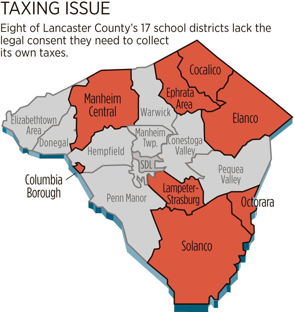 Nearly half of Lancaster County districts lack full permission to