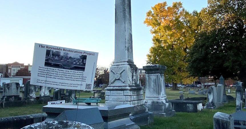 Reynolds Restoration Project to repair Civil War general’s family plot in Lancaster Cemetery | Local News Reynolds Restoration Project to repair Civil War general’s family plot in Lancaster Cemetery | Local News