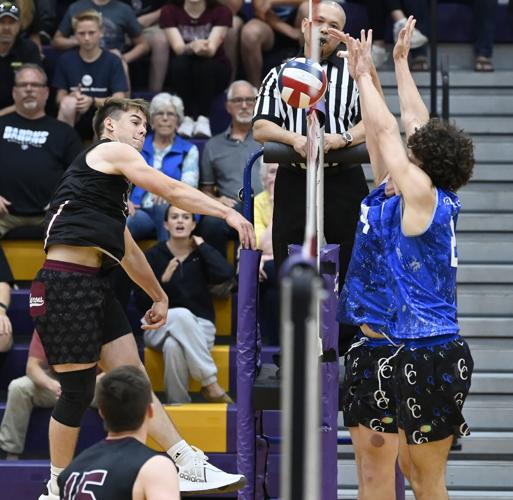 Cedar Crest vs. Manheim Central - L-L League boys volleyball championship