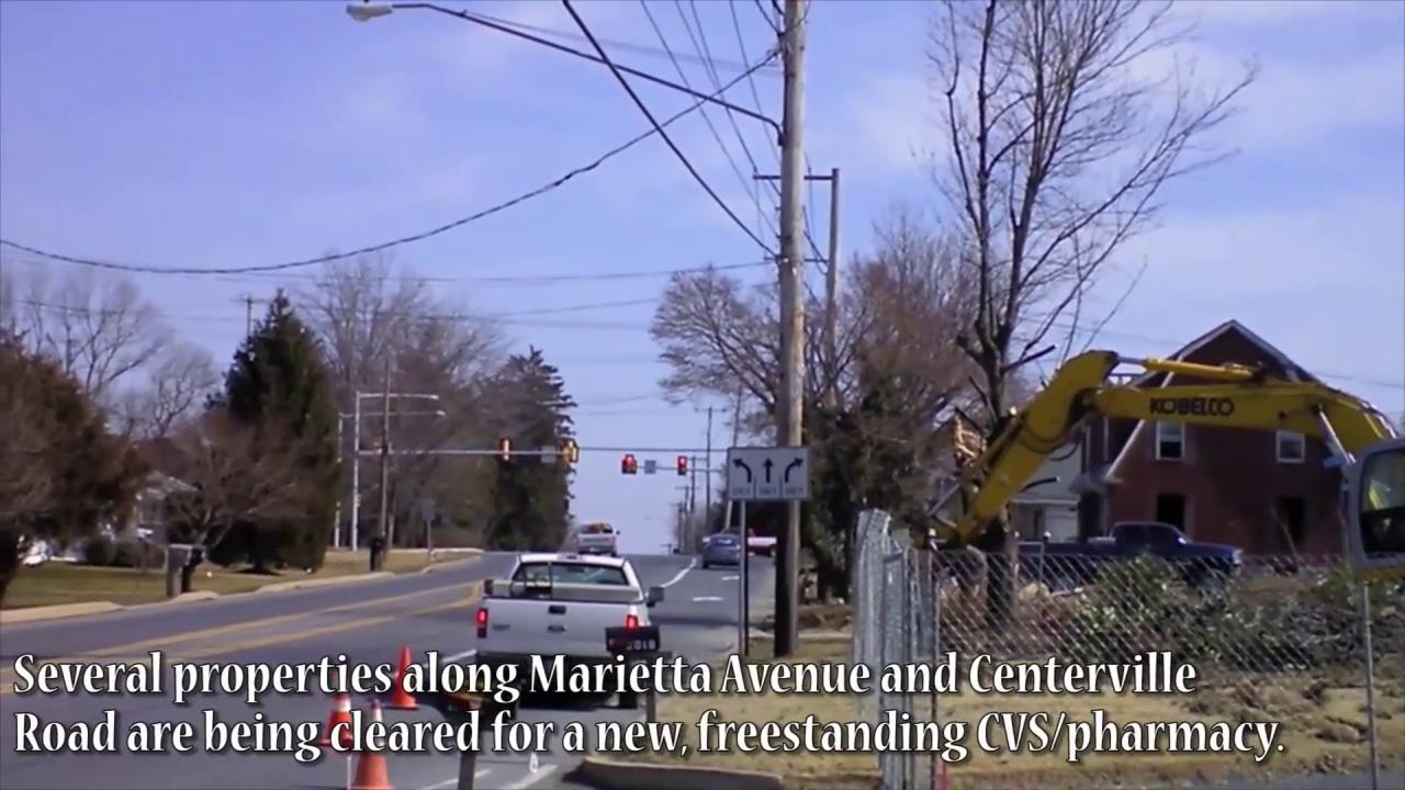 site clearing under way for new cvs on marietta avenue news
