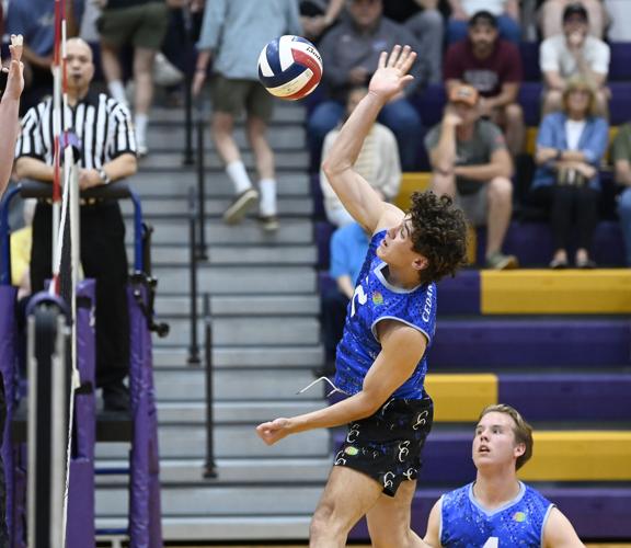Cedar Crest vs. Manheim Central - L-L League boys volleyball championship