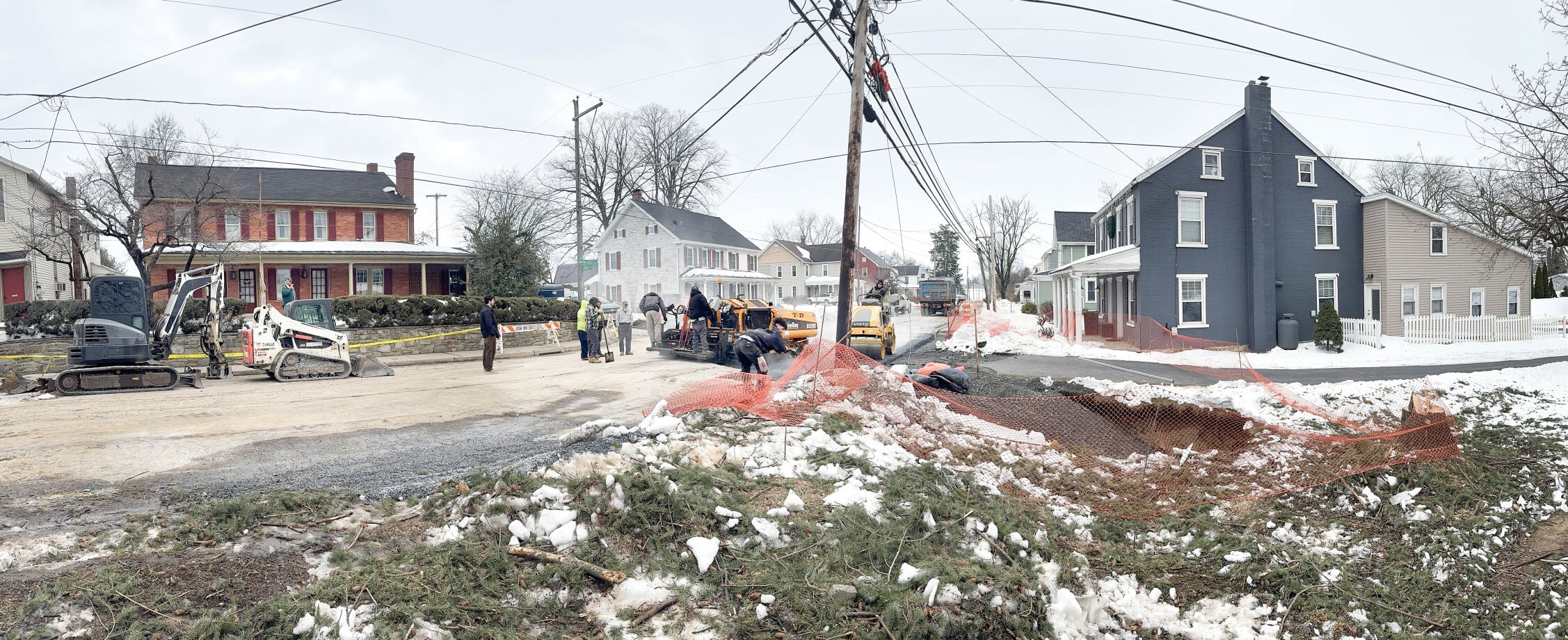 Talmage sinkhole filled in and paved [photos] | | lancasteronline.com