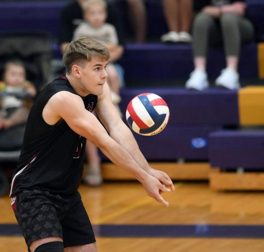 Cedar Crest vs. Manheim Central - L-L League boys volleyball championship