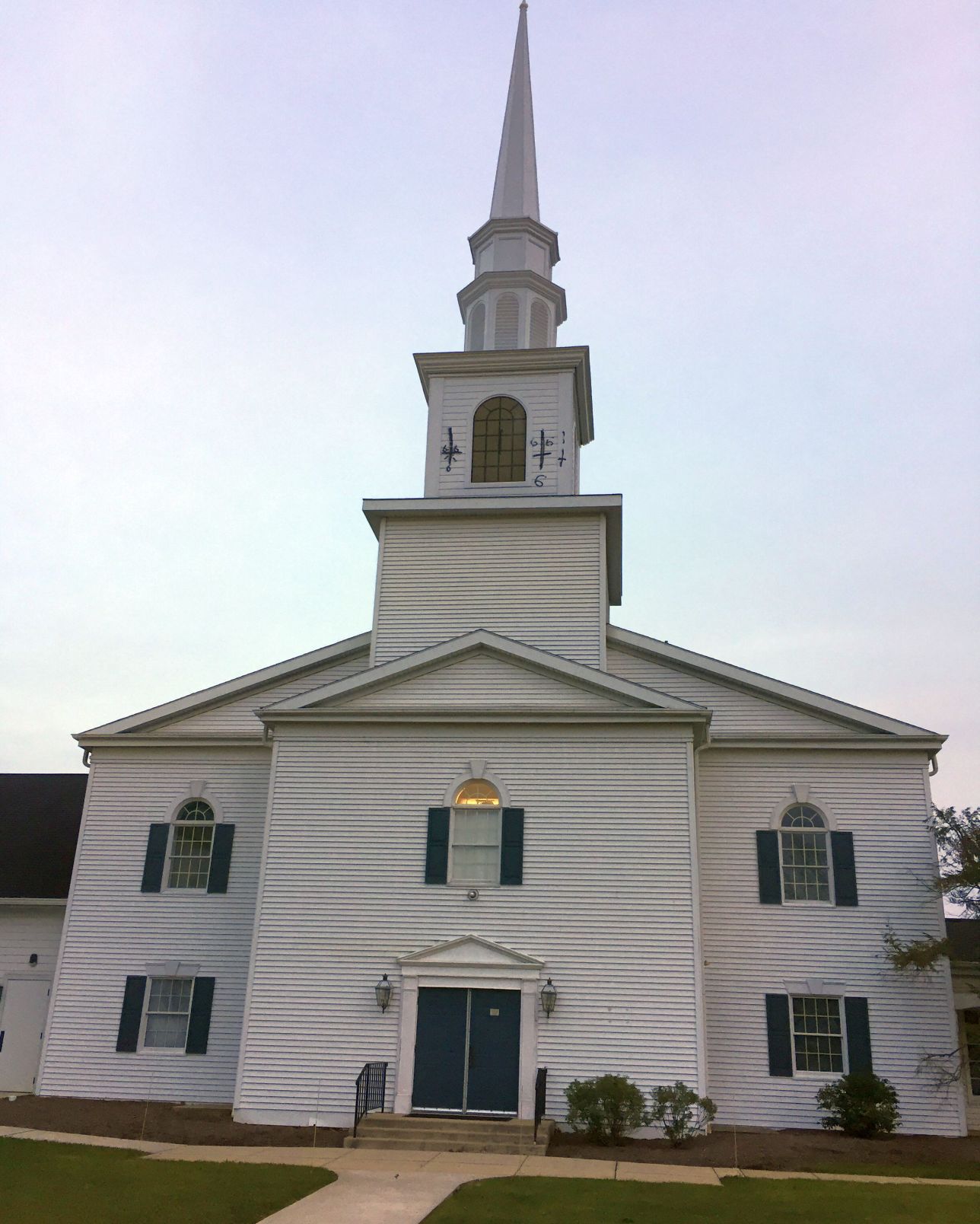 Upside Down Crosses 666 Spray Painted On Manheim Township Church Cupola Local News Lancasteronline Com