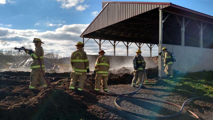 Blaze at Kreider Mulch in Manor Township strikes day after compost fire