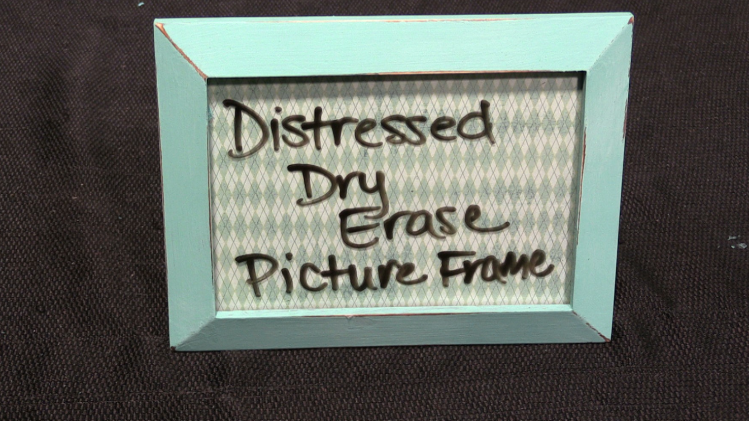 Always Crafting Make a dry erase picture frame Home & Garden