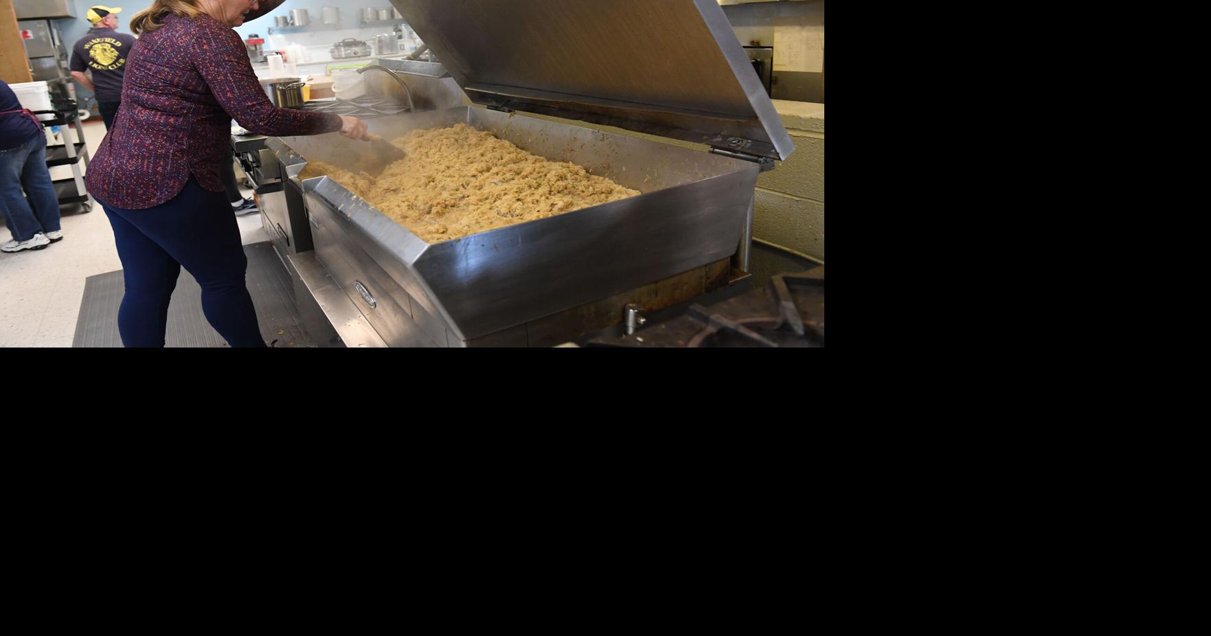 Tasty tradition Pork and sauerkraut meal served at Robert Fulton Fire