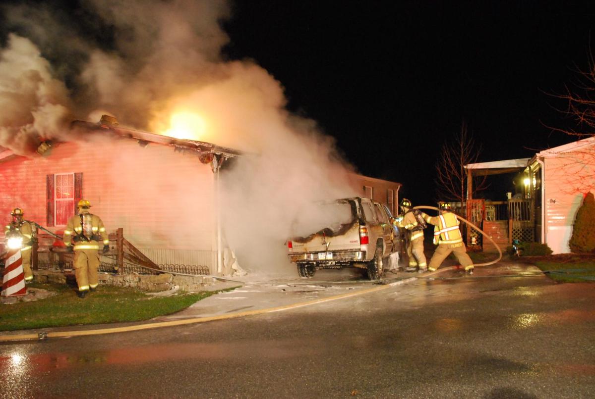 Fire destroys mobile home, SUV in Penn Township Local News