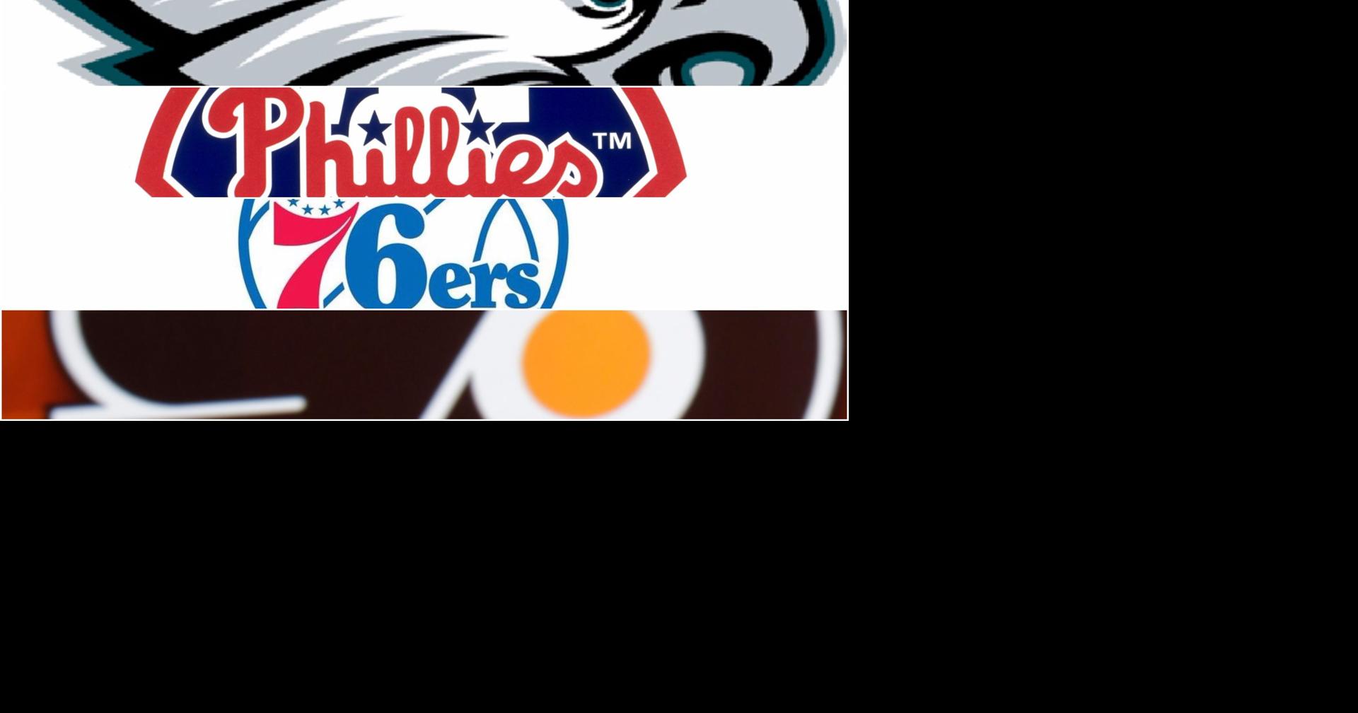 Philadelphia Circle Logo Sport Teams Phillies Eagles Flyers 76ers