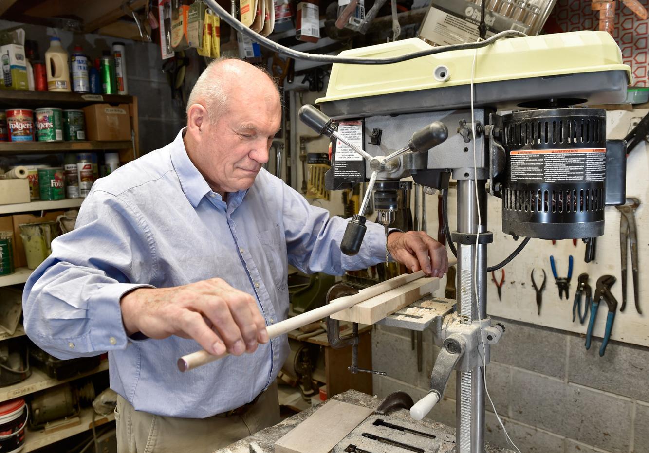 Feather trees were the first artificial Christmas tree; This Lititz