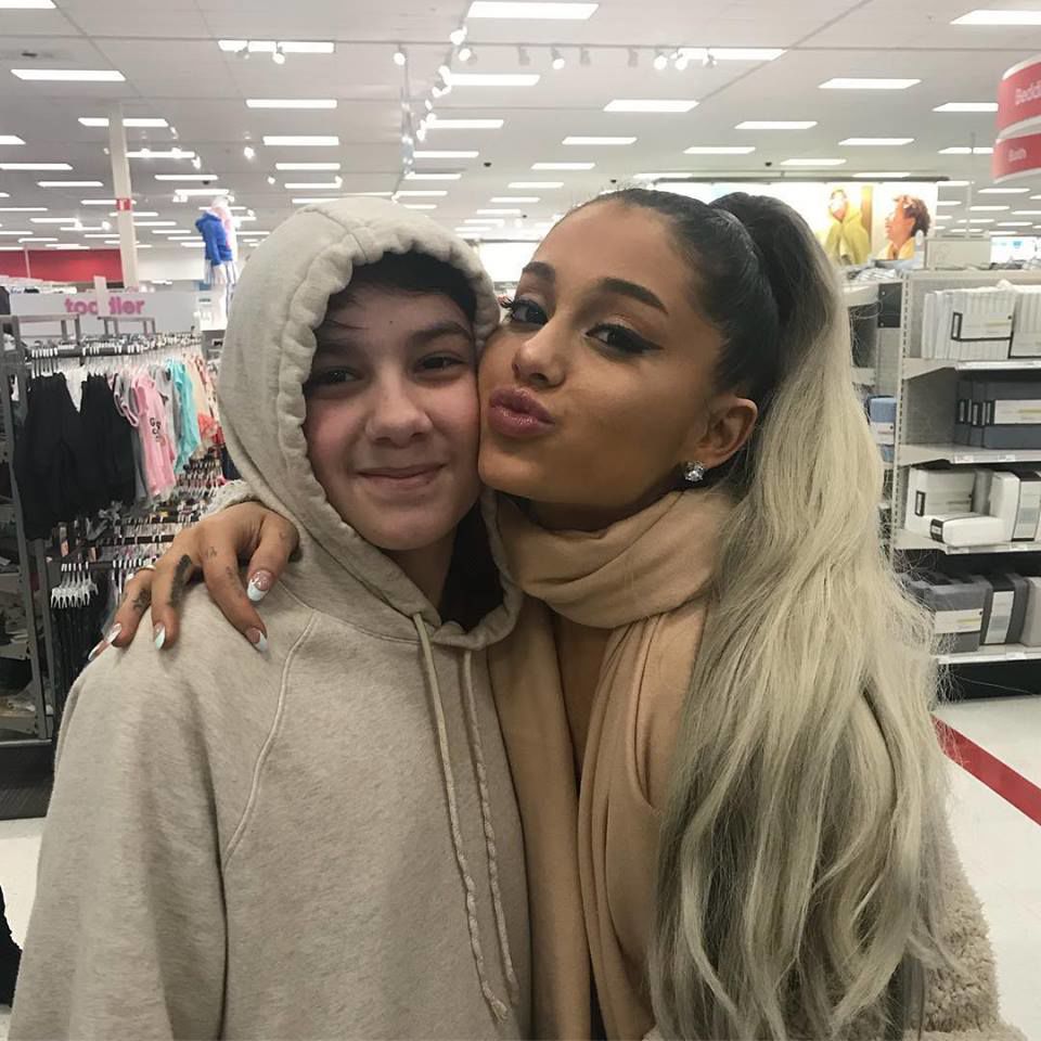 Singer Ariana Grande Seen At Lancaster Whole Foods Target