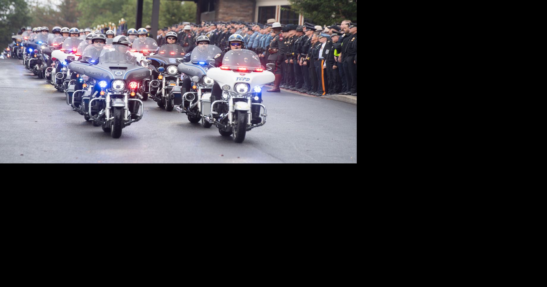 Scenes from the funeral for Northern York police officers killed in ...