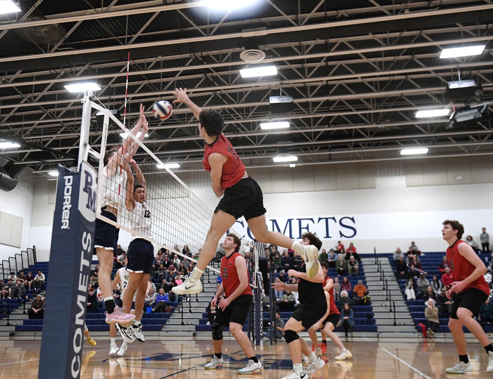 Hempfield vs. Penn Manor - L-L League boys volleyball [photos] | Boys ...