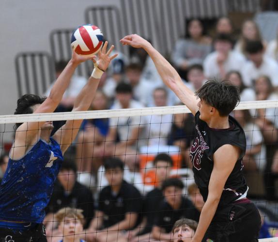Cedar Crest vs. Manheim Central - L-L League boys volleyball championship
