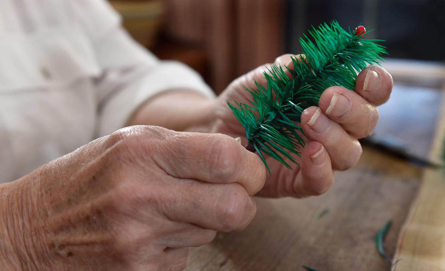 Feather trees were the first artificial Christmas tree; This Lititz