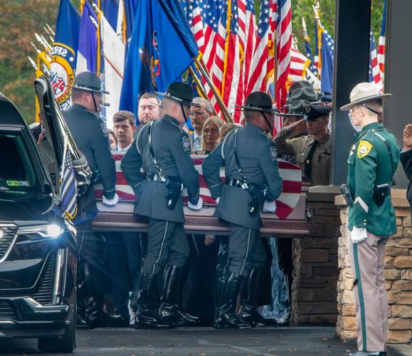 Scenes from the funeral for Northern York police officers killed in ...