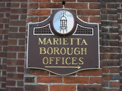 Marietta Borough building sign zonepic