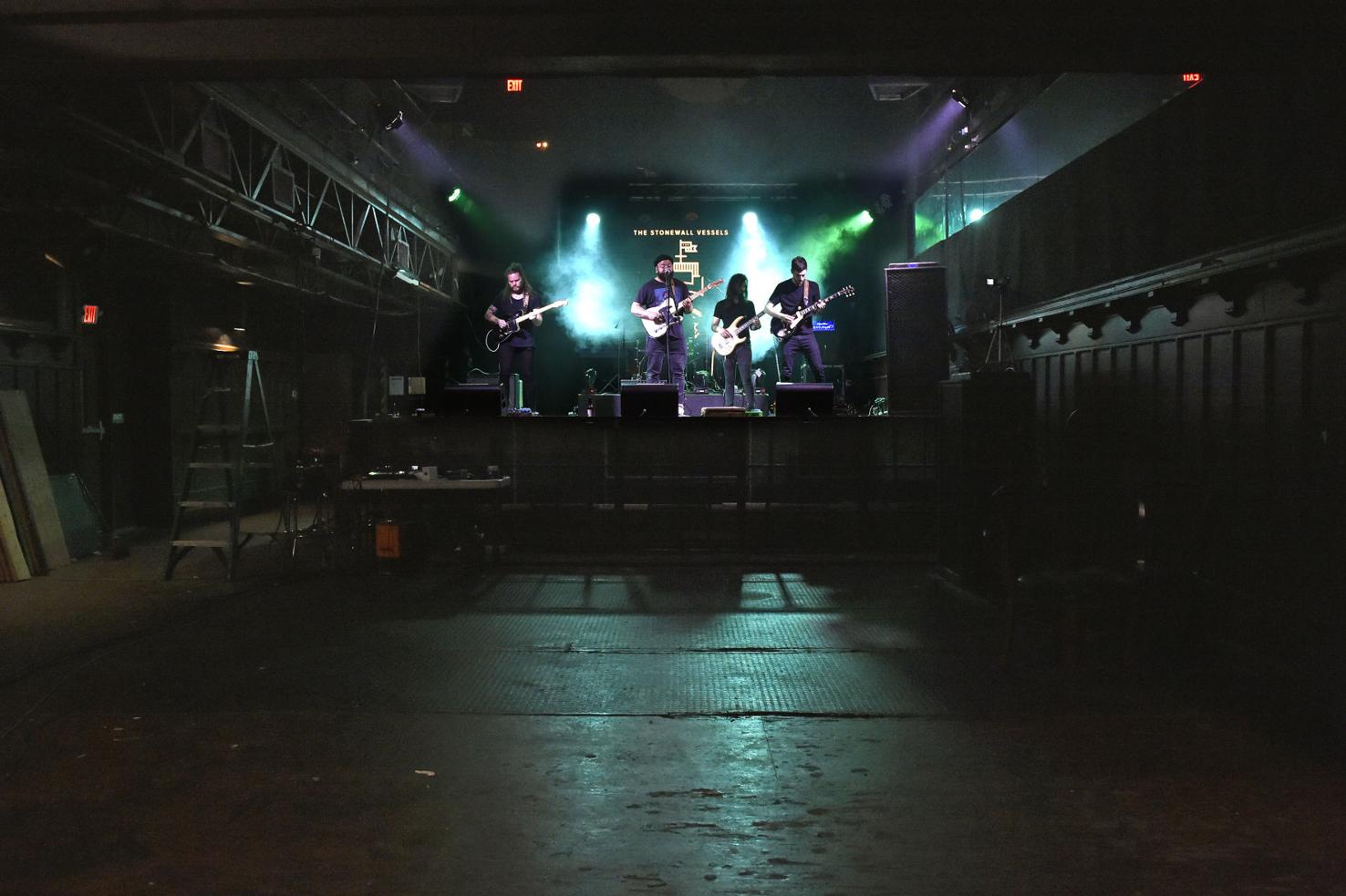 'No crowd surfing this time' Chameleon Club hosts live bands in empty