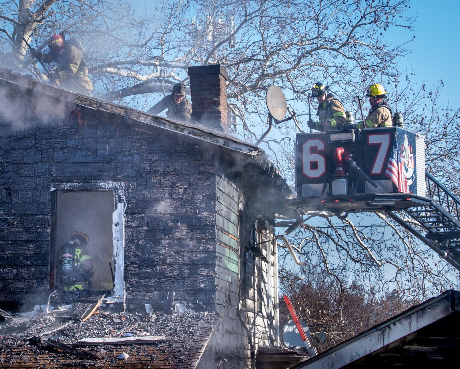 Spring Manor Rd Fire Firefighters battle Manor Township apartment house fire [photos ...