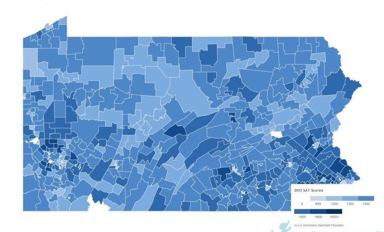 Best and worst SAT scores in Pennsylvania | Local News ...