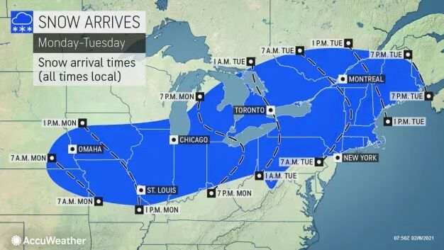 More snow aimed at Lancaster County later this week; here's what's in ...