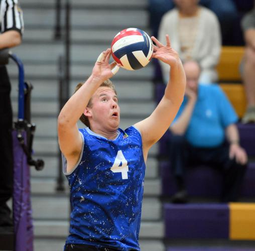Cedar Crest vs. Manheim Central - L-L League boys volleyball championship