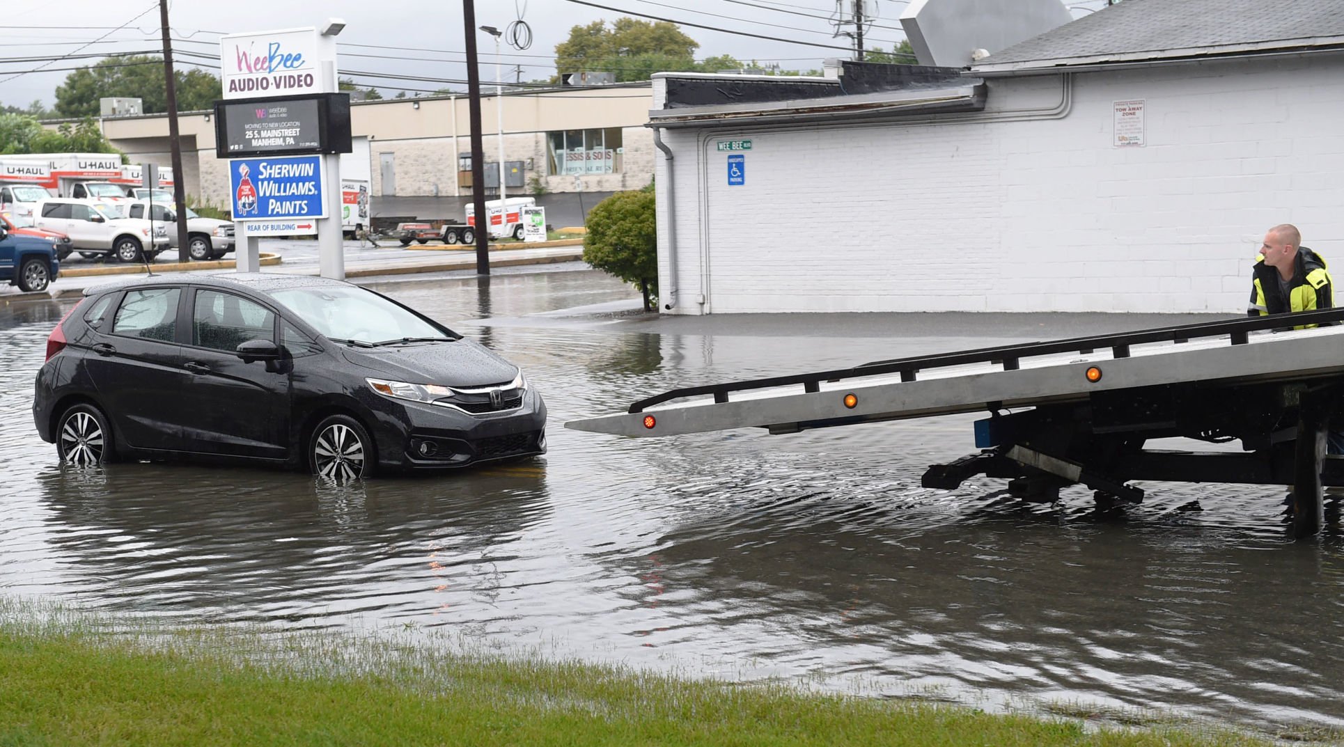 Heavy Rains Cause Severe Flooding Near Manheim And Mount Joy; Multiple ...