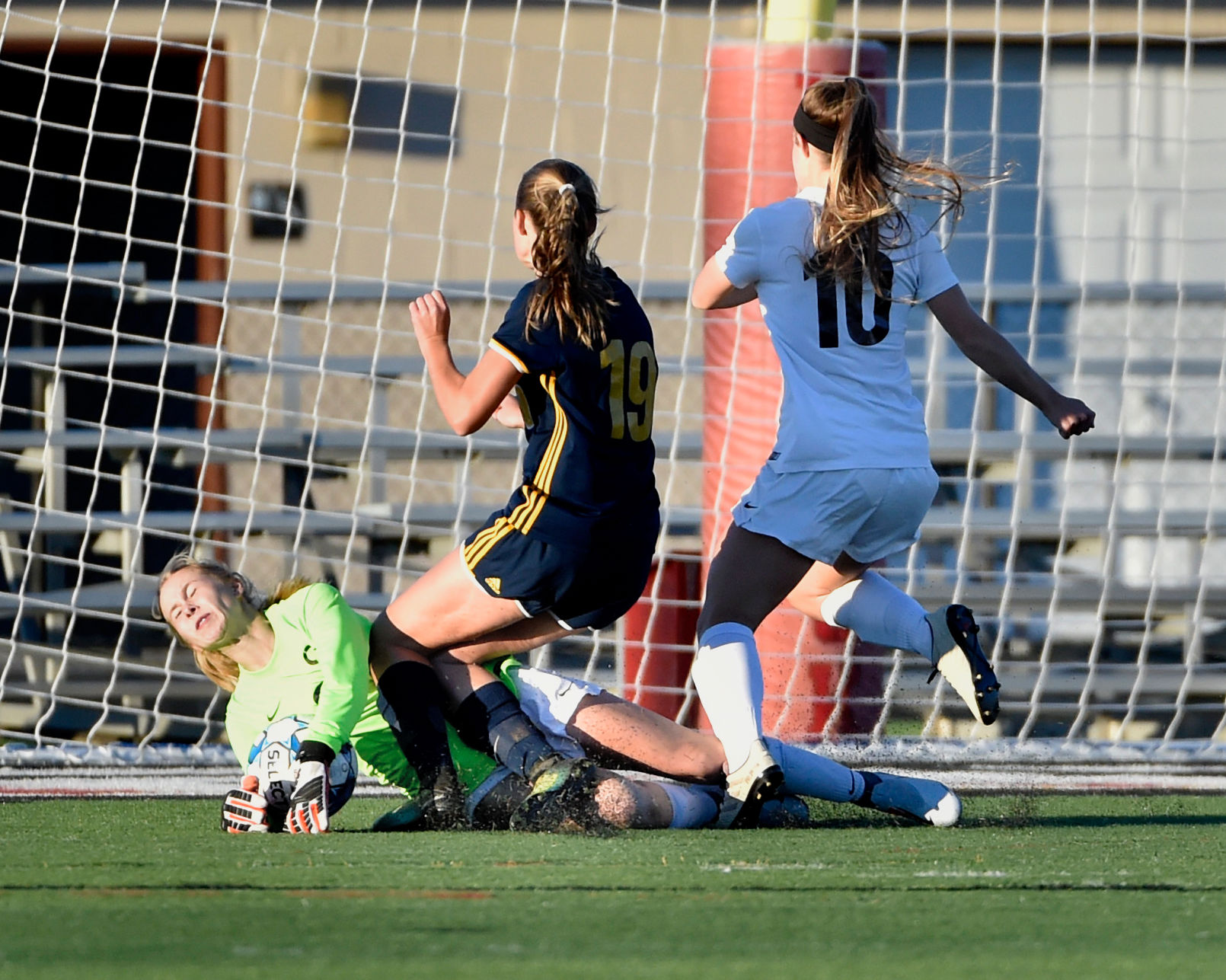 girls soccer slides