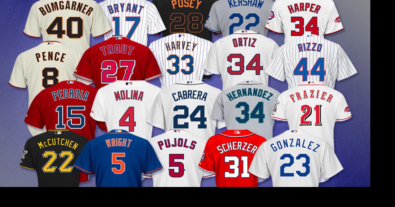 All Sports Culture on X: Top 10 selling MLB jerseys in 2023 1