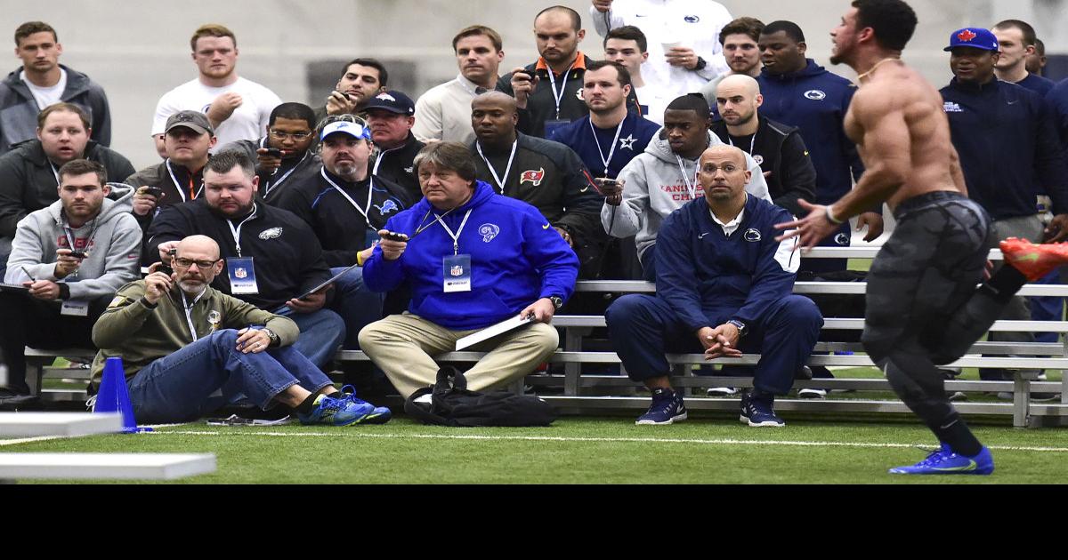 It's Drew Hartlaub mania at Penn State's Pro Day