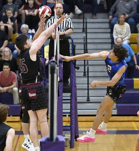 Cedar Crest vs. Manheim Central - L-L League boys volleyball championship