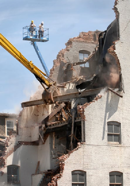 Crews demolish more of the old Empire building | News | lancasteronline.com