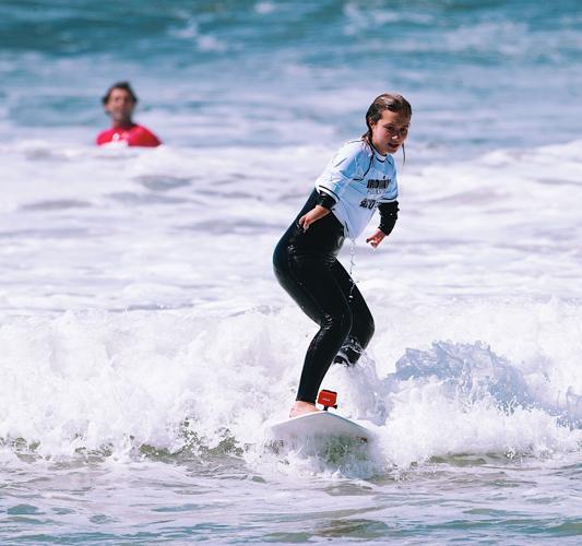 Manheim S Olivia Stone A Congenital Amputee Finds Her Independence Surfing Sports Lancasteronline Com
