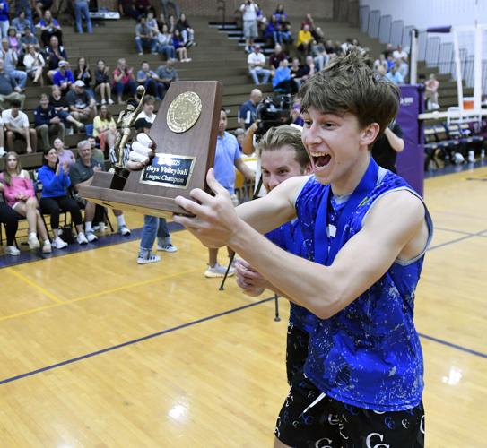 Cedar Crest vs. Manheim Central - L-L League boys volleyball championship