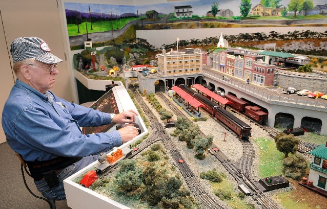Make tracks for holiday model train displays 