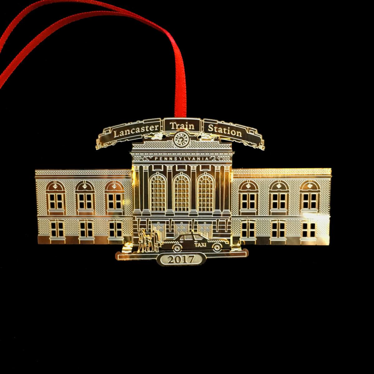 LEADS' 10th Lancaster Landmark Ornament is the Lancaster Train Station