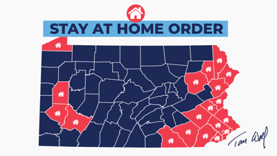 Wolf Adding Lancaster York 7 Other Counties To Stay At Home Order Local News Lancasteronline Com